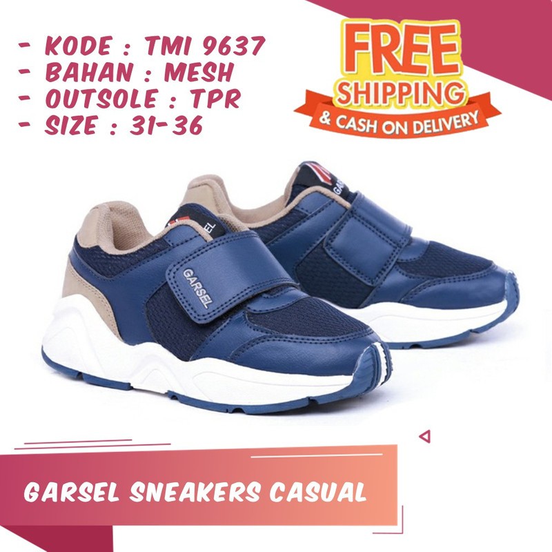 GARSEL SEPATU CASUAL ANAK LAKI LAKI - TMI 9637