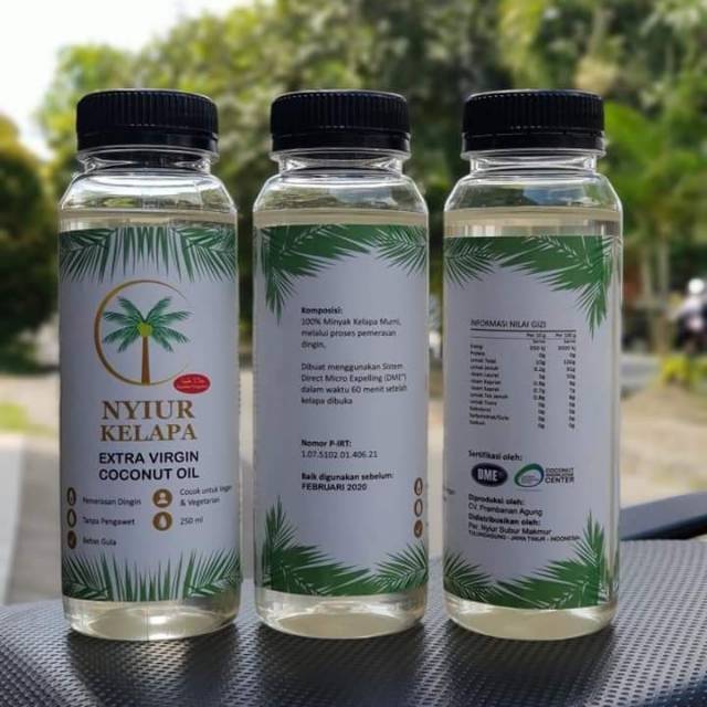 

Vco (Virgin Coconut Oil) 250 ml minyak kelapa asli
