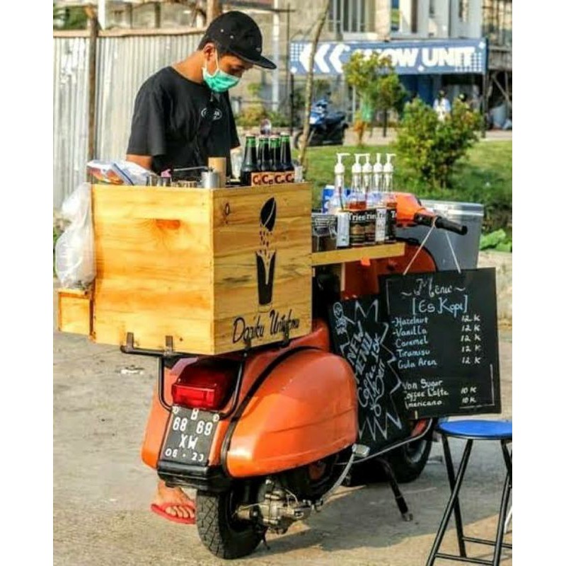 Kotak Box Kopi Sepeda Starling Kopi Keliling