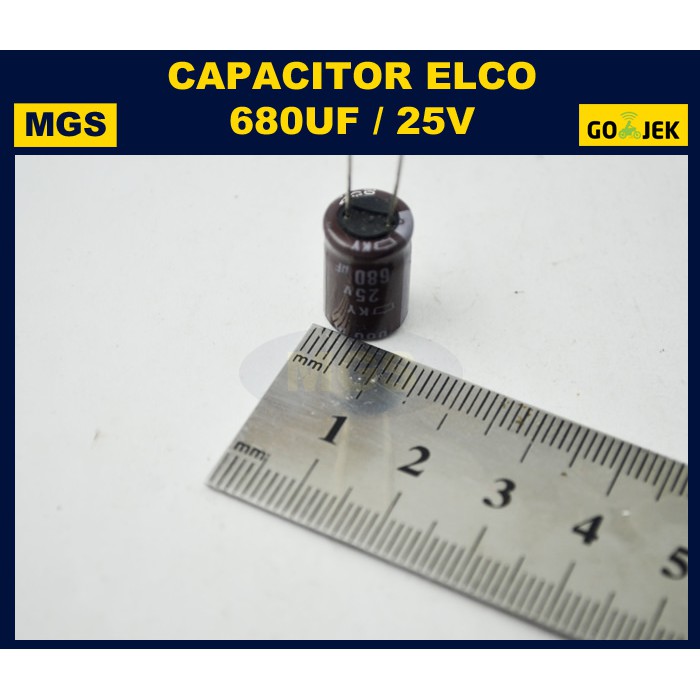 100Pcs Elco 680uf 25v