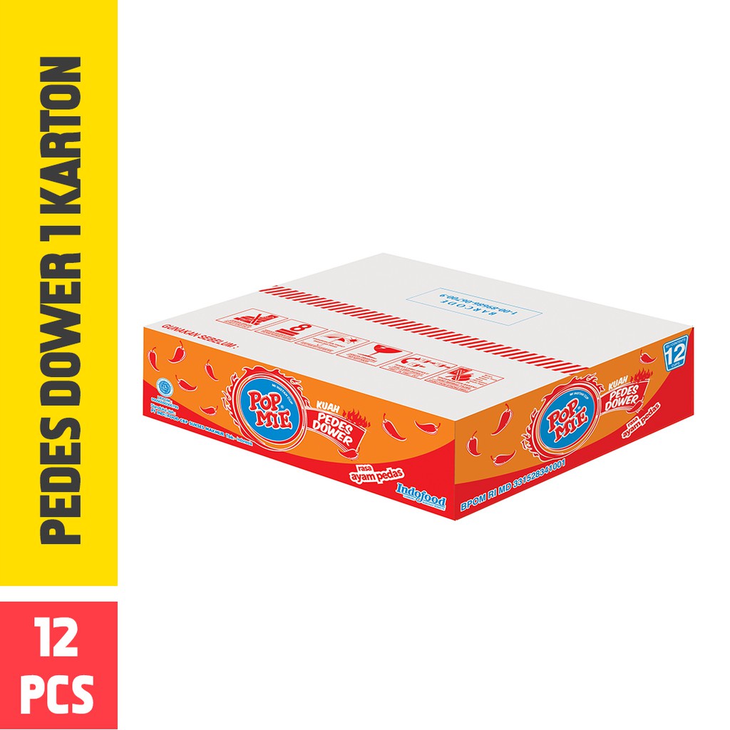 

POP MIE INSTANT REGULER KUAH PEDAS DOWER KEMASAN DUS ISI 12 PCS