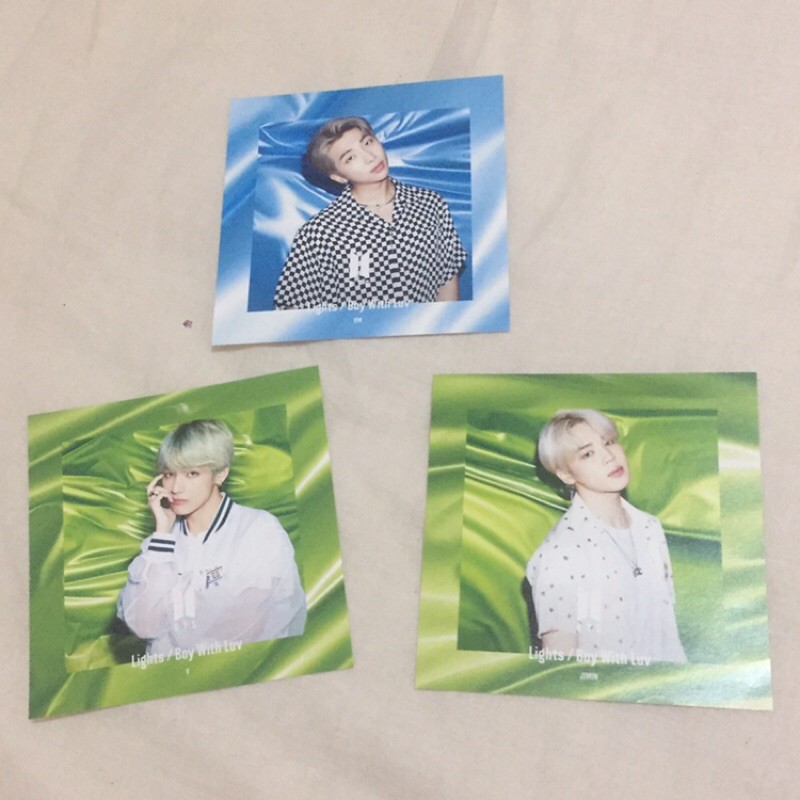 [READY] PHOTOCARD BTS JACKET CARD LIGHTS JAPAN ALBUM