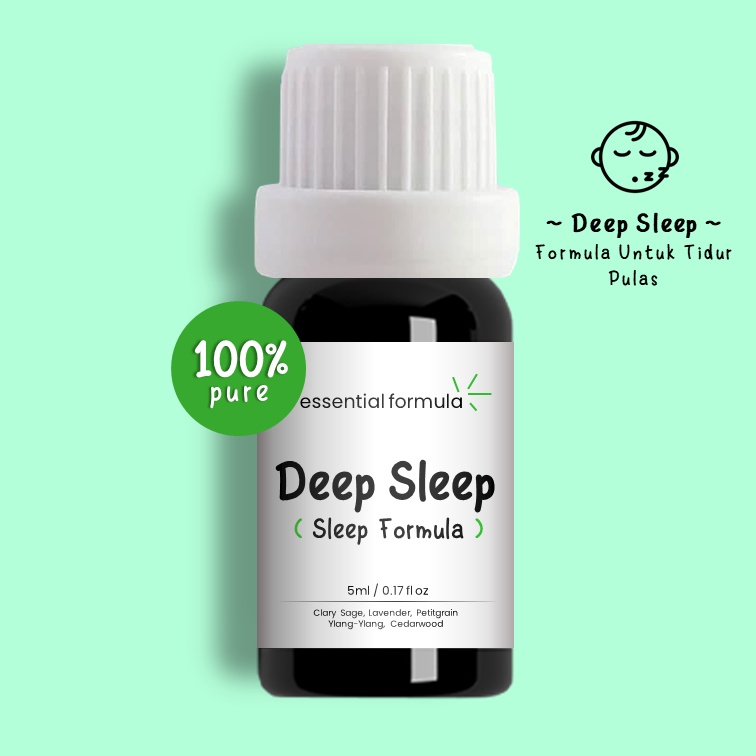 Essential Formula Deep Sleep Essential Oil Blend Untuk Membantu Tidur Nyenyak