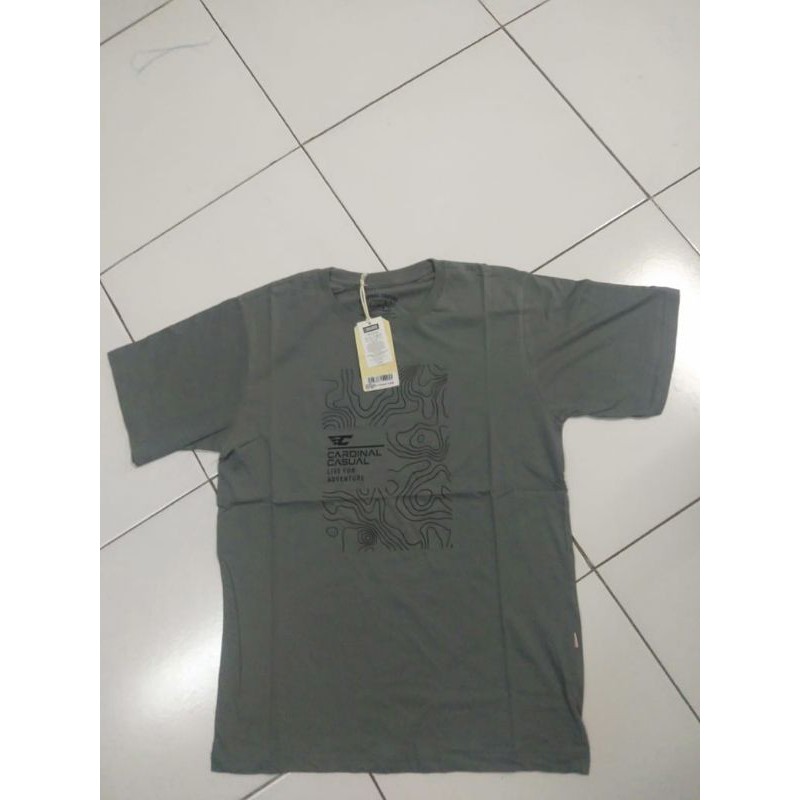 Kaos Cardinal Original Casual, Pria, Laki Laki, Perempuan, Silver, (ukuran M - XXL ), Bahan Katun