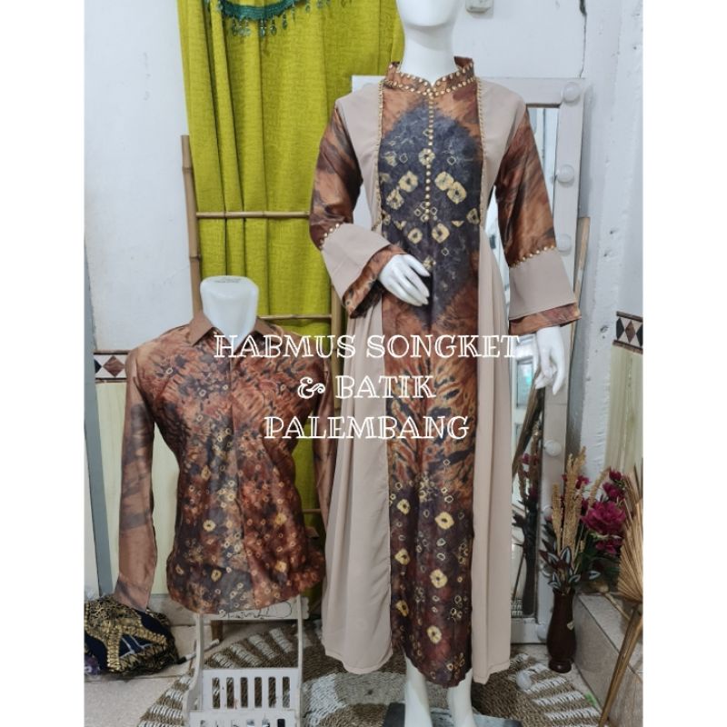 COUPLE GAMIS JUMPUTAN PALEMBANG KOMBINASI SIFON VALVET SILK