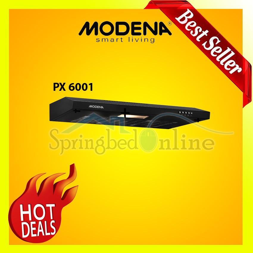 Paket Kompor Tanam Modena BH 0325 Dan Cooker Hood PX 6001 Harga Pabrik