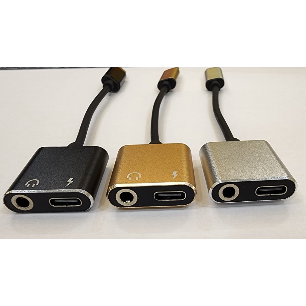 Jual AUDIO TYPE C Converter To HEADPHONE JACK AUDIO 3.5 mm Shopee Indonesia