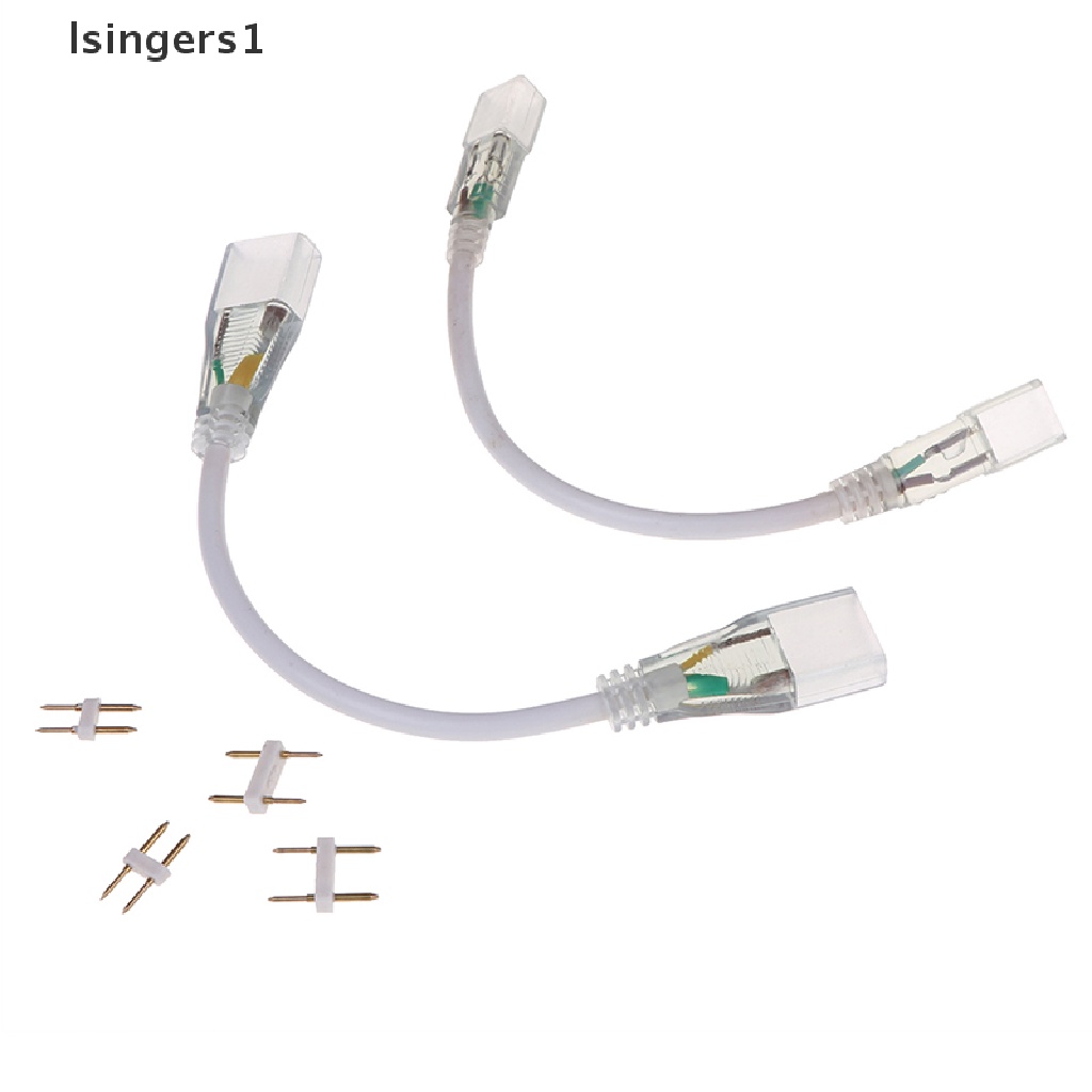 (lsingers1) Konektor 2 Pin Lurus / Tengah Untuk Lampu Led RGB