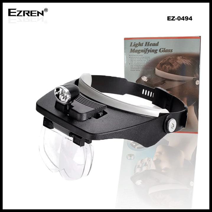 

Heaven | Ezren Ez-0494 Light Head Magnifying Glass Kaca Pembesar Model Topi Led