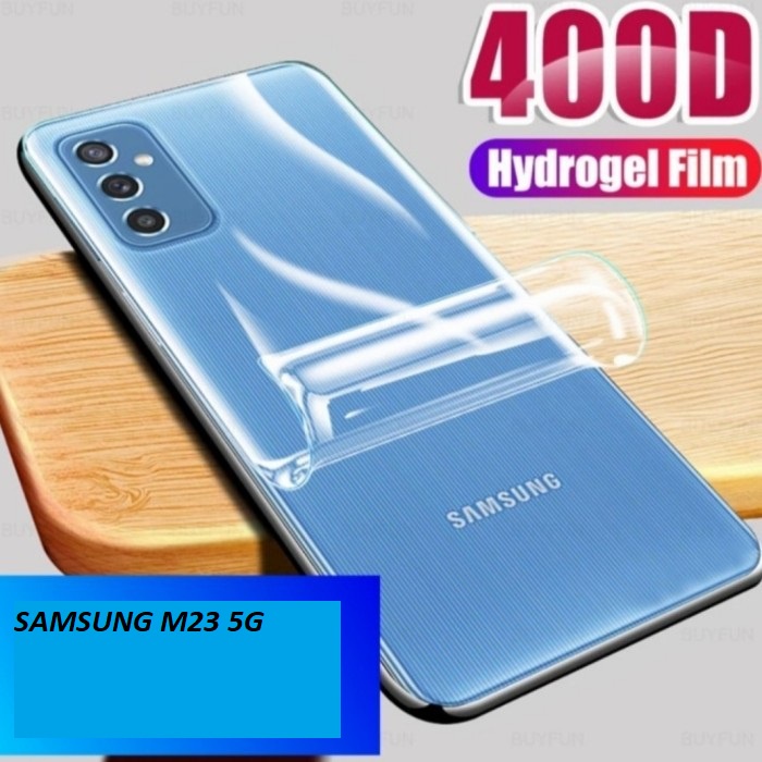 SAMSUNG A24 A14 4G A14 5G A23 M23 5G M22 M32 ANTI GORES HYDROGEL PLASTIK BACK KHUSUS BELAKANG BODY SKIN GARSKIN ANTI JAMUR CLEAR BENING TRANSAPARAN