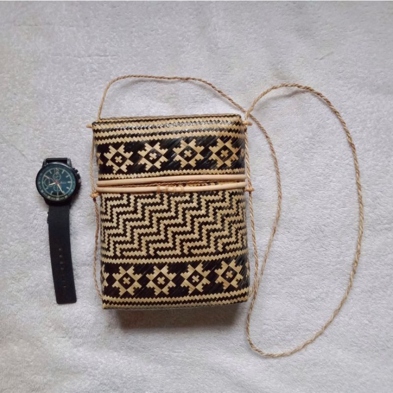 Tas Selempang Bambu, Bamboo Handicraft Lombok,