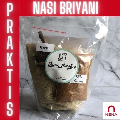 

NASI BRIYANI / PAKET BRIYANI / BERAS BASMATI DENGAN BUMBU BRIYANI