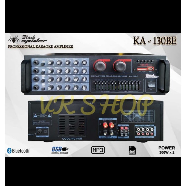 Amplifier Black Spider KA 130 BE / KA 130BE Blackspider KA130BE