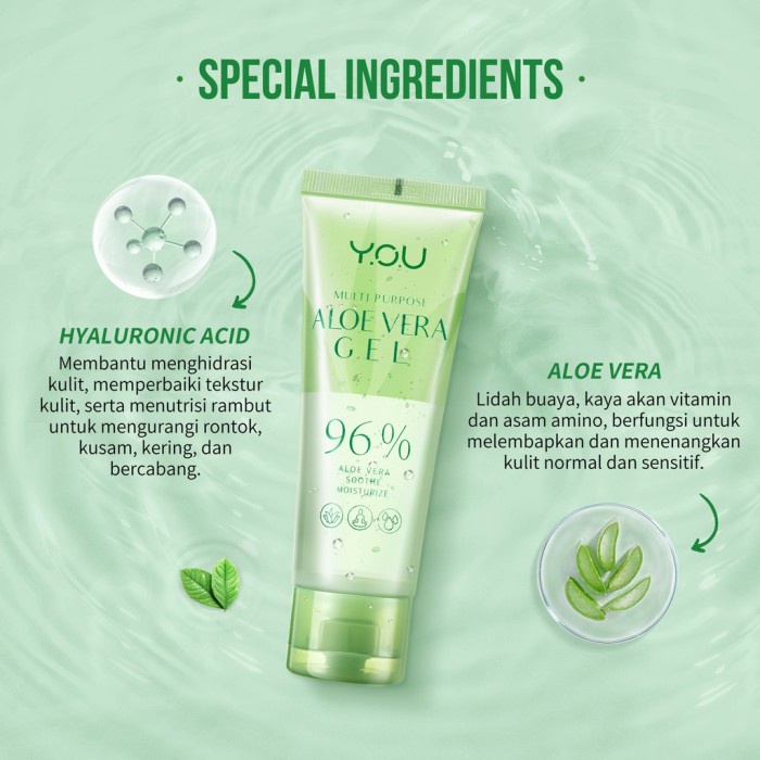 YOU Multi Purpose Aloe Vera 96% TARABABYSTORE