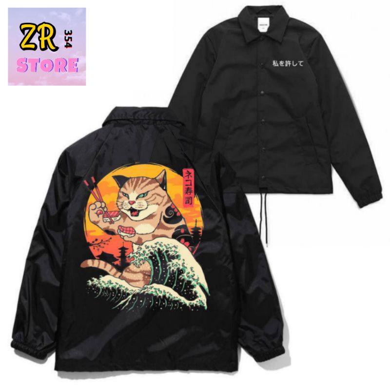 Jacket Coach JAPAN logo Kanji / Coach JACKET JAPANESE pria wanita Windbreakers distro