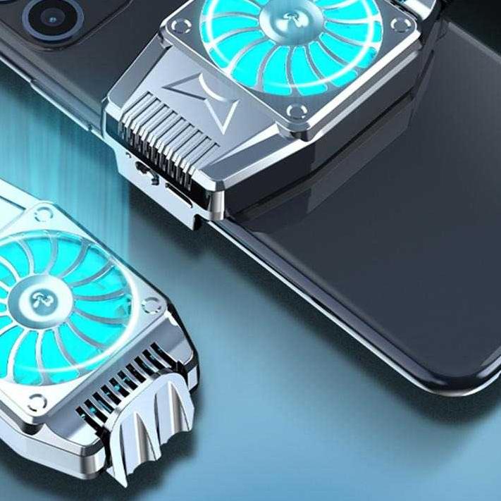 ➫ Cooling Fan Pad Cooler Kipas Alat Pendingin Radiator Hp Gaming Game Xiomi Iphone Oppo Redmi Androi