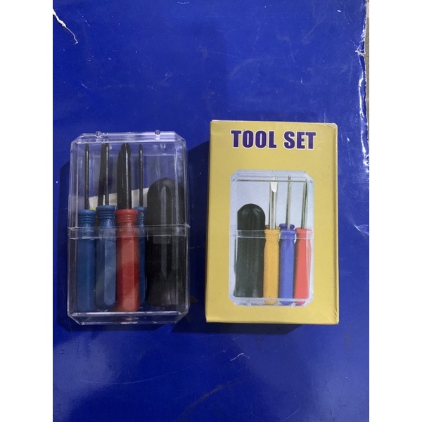 OBENG SET 6 IN 1 PLASTIK / TOOL SET OBENG 6 PCS