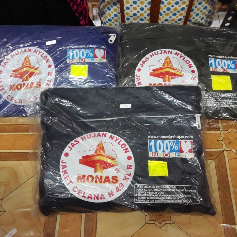 Jas Hujan Jaket Celana N 49 XL R Monas Murah