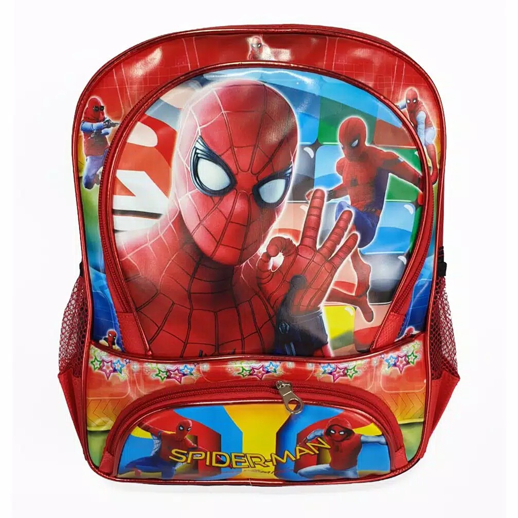 Tas ransel anak laki laki karakter  Spiderman tas sekolah anak Paud dan SD kelas 1-2 ZV