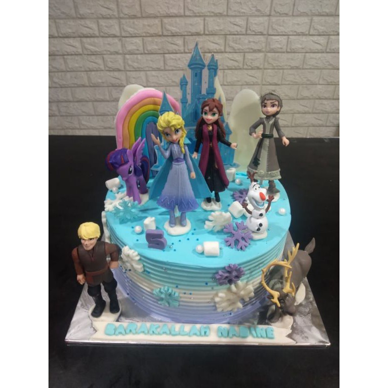 

frozen cake / tart frozen mainan / birthday cake