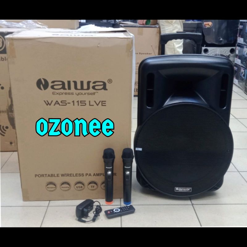 SPEAKER PORTABLE AIWA 15 INCH LVE MEETING PORTABLE 115 LVE BLUETOOTH