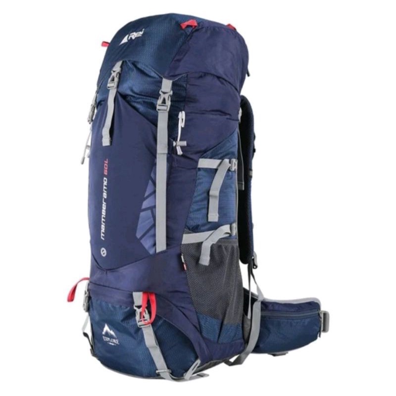 tas gunung original carrier Rei / Arei mamberamo 60L include cover bag