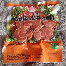 

FROZEN FOOD- AYOMA ROLADE AYAM BERAT 225 GRAM/ ROLADE AYAM MERK AYOMA/ ROLADE FROZEN