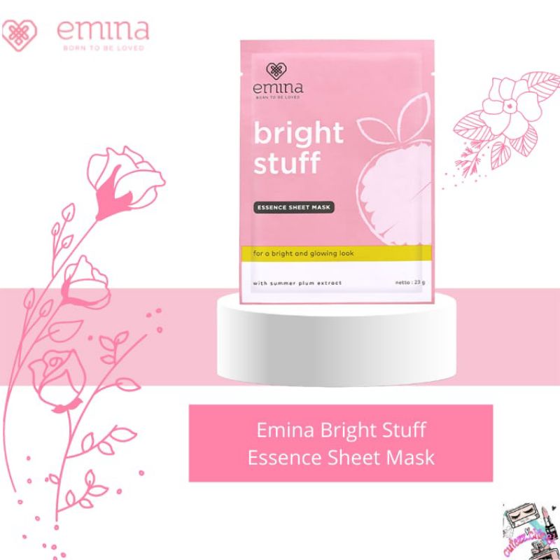 ☃Cutezz_Ching1☃Emina Bright Stuff Essence Sheet Mask