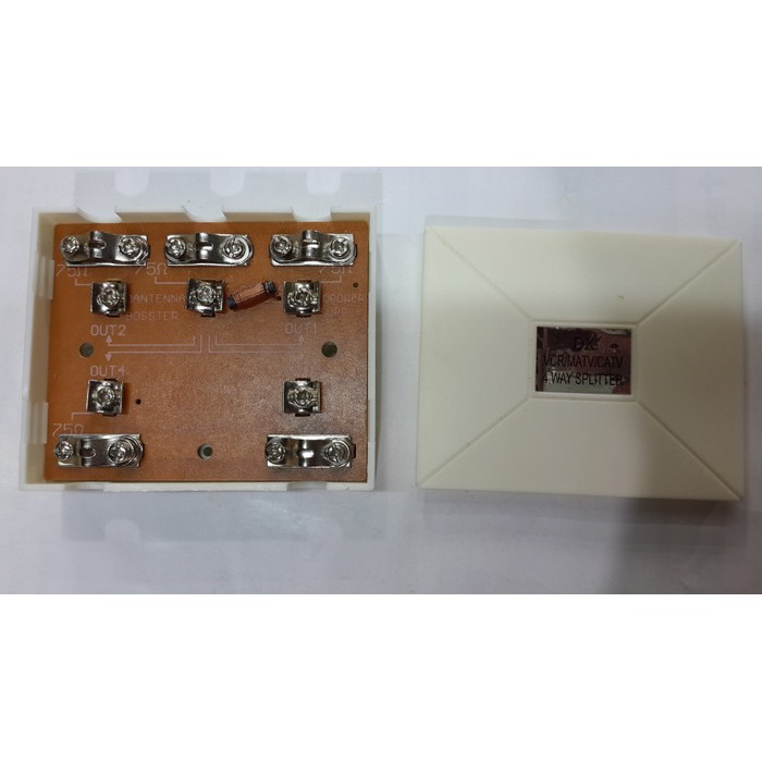 SPLITER ANTENA TV 4WAY SPLITTER ANTENA TV 4WAY DX 4WAY