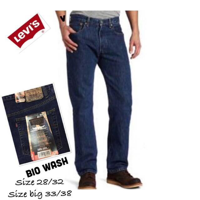 LEVIS 505 BIG SIZE STANDARD PREMIUM TERLARIS