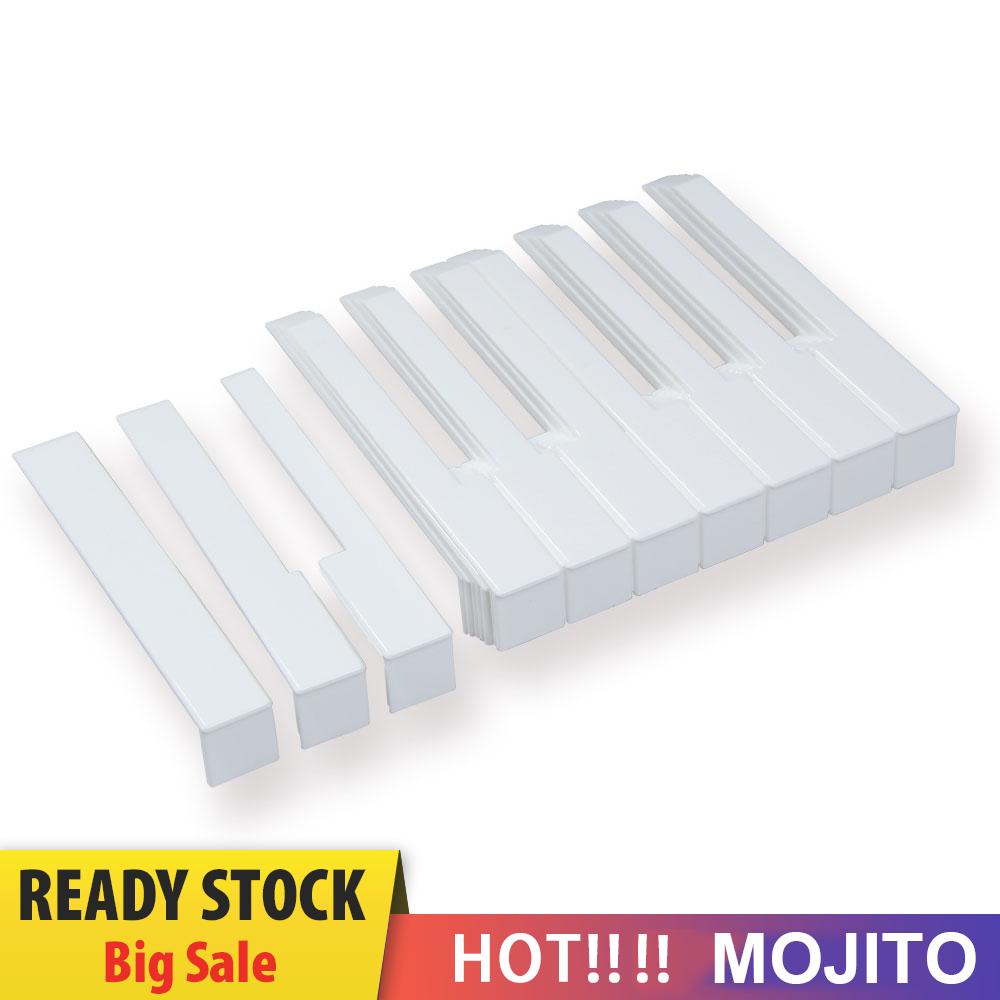 52pcs Tuts Piano Pengganti Bahan Plastik Abs Warna Putih