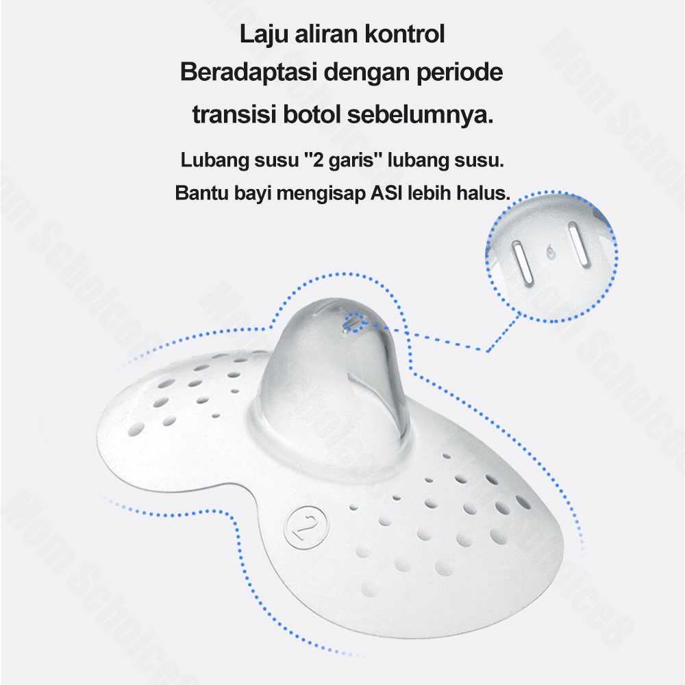 Halo Baby Store 2pcs Pelindung Puting Untuk Menyusui/Breast Shield/nipple shield cover dengan box