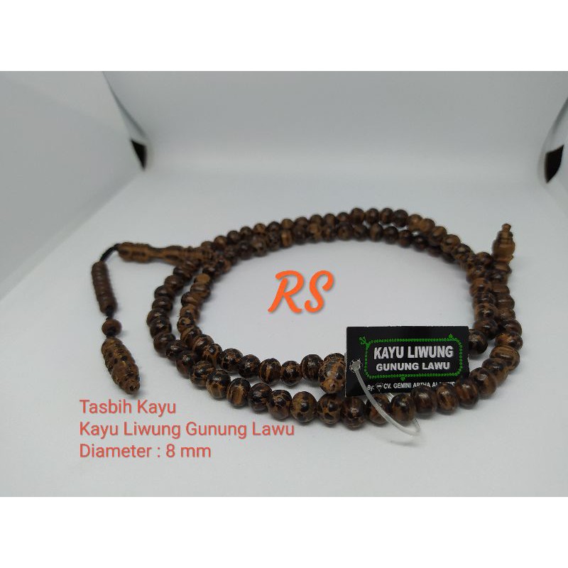Tasbih Kayu Liwung Gunung Lawu