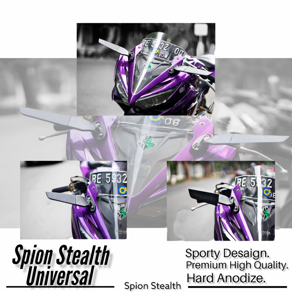 Jual Spion Winglet Stealth Spion Motor Stealth Model Rizoma Universal 