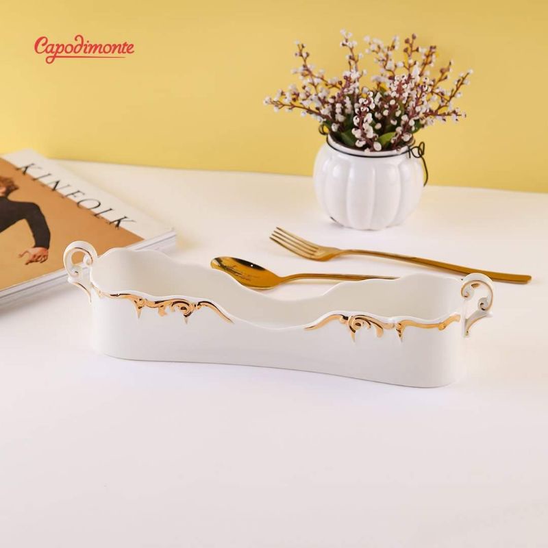 TEMPAT SENDOK KERAMIK CAPODIMONTE