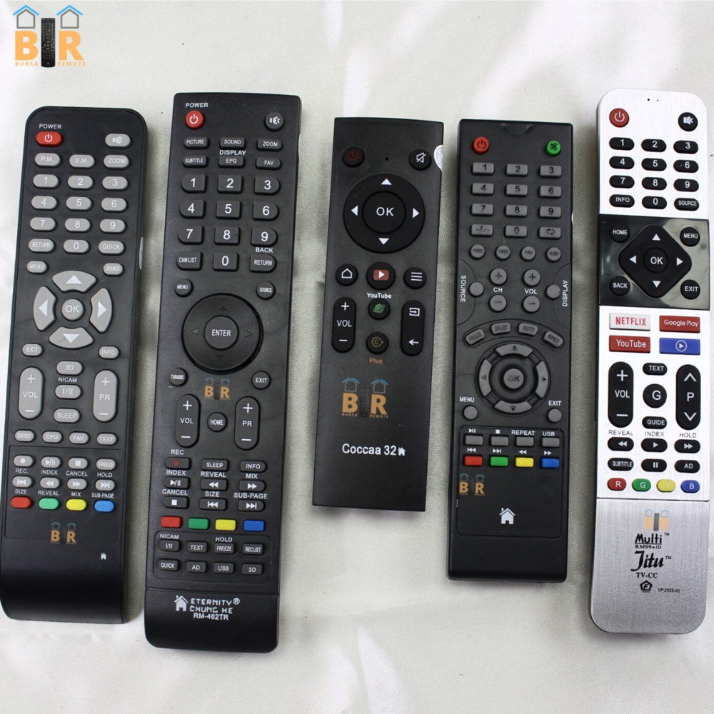 Remot / Remote TV LCD LED COOCAA Android Smart TV series multifungsi