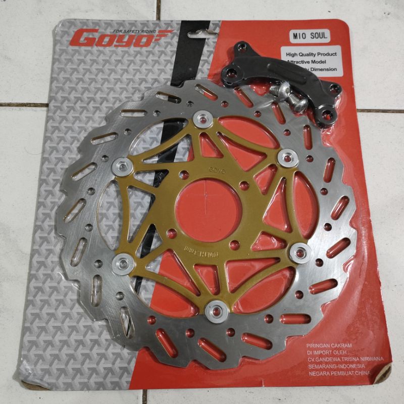 disc brake Mio Piringan cakram Mio Mio soul ukuran260mm Gerigi Goyo original foto