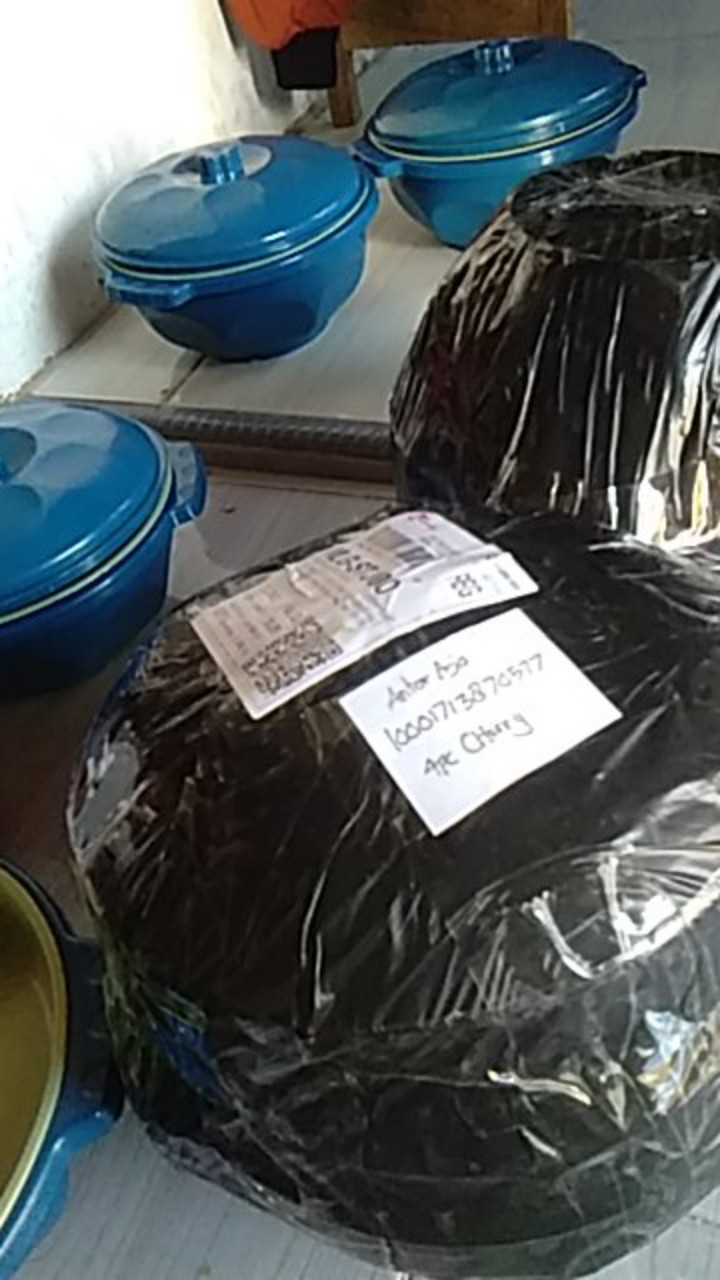 Wakul Nasi Motif Cherry / Tempat Bancaan / Wakul Plastik  / Tempat Kenduri