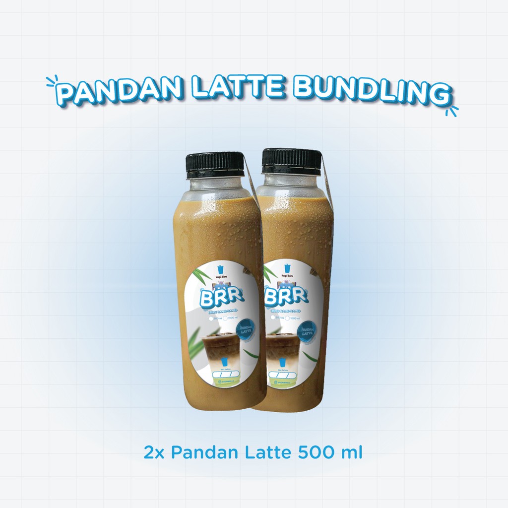 

KopiBiru Pandan Latte Bundling 500ml