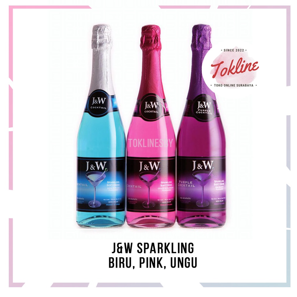 J&W SPARKLING SOFT DRINK [ NON ALKOHOL ] 750 ML