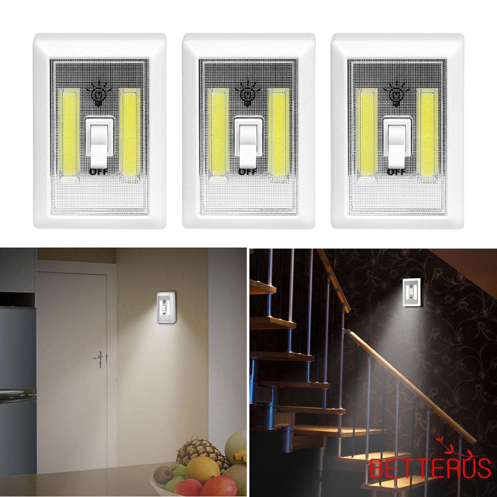 Trs 5w Cob Led Wall Switch Wireless Closet Cordless Night Light