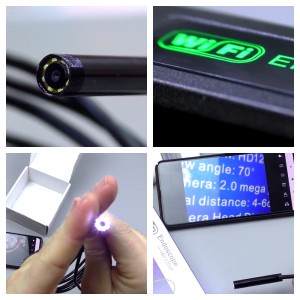 KAMERA ENDOSCOPE ANDROID 5 METER CAMERA MINI TERSEMBUNYI WIFI PENGINTAI KECIL WATERPROOF HD JS24