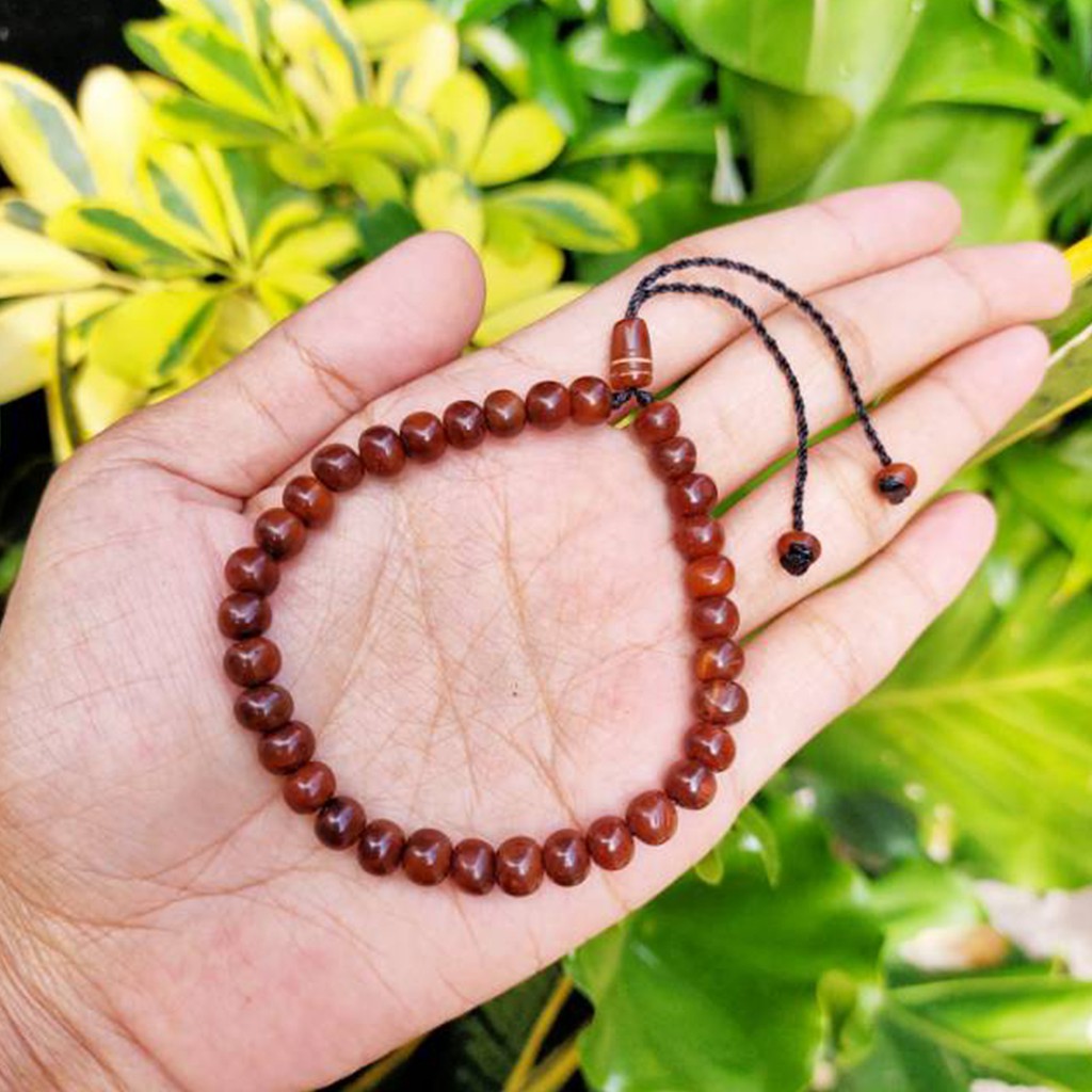 [✅COD] Gelang Tasbih Kesehatan Isi 33 Butir Koka Kaokah Kokka Kaukah Kaoka Kokah Asli Original Pria Wanita Model Bulat Hitam Polos