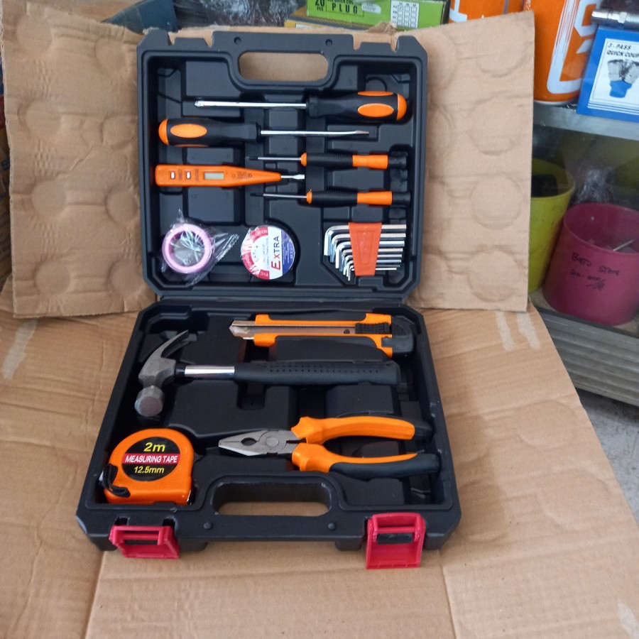 Tool Kit Set Box Koper Peralatan tukang Set Koper Tool Box Set
