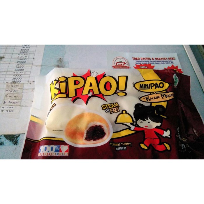 

KiPAO Kacang Merah Bakpao Enak & Praktis isi 25pcs