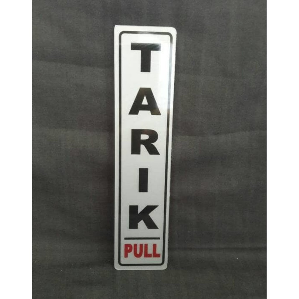 

Plat Tarik acrylic 195x45mm