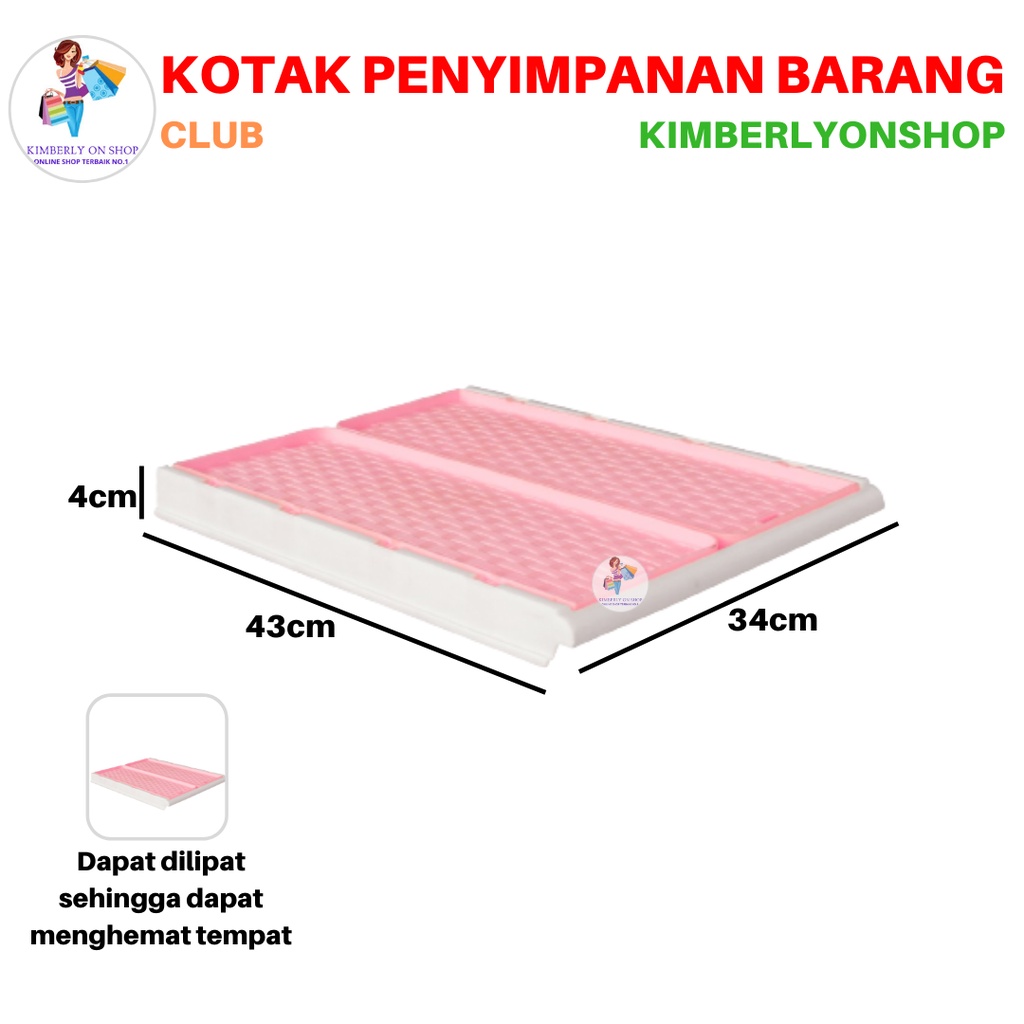 Kotak Rak Serbaguna Smart Organizer Tempat Penyimpanan Barang Club