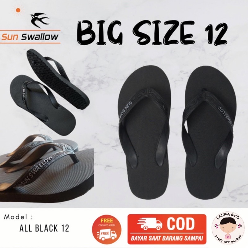 Sandal Jepit Swallow Original Ukuran Komplit Normal Jumbo