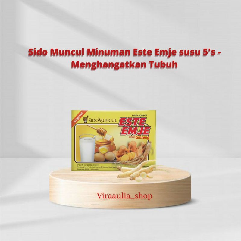 

Sido Muncul Minuman Este Emje susu 5's - Menghangatkan Tubuh