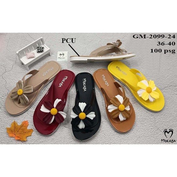 SALE!! VANILLESHOP - SANDAL JEPIT BUNGA 2 WARNA DAISY